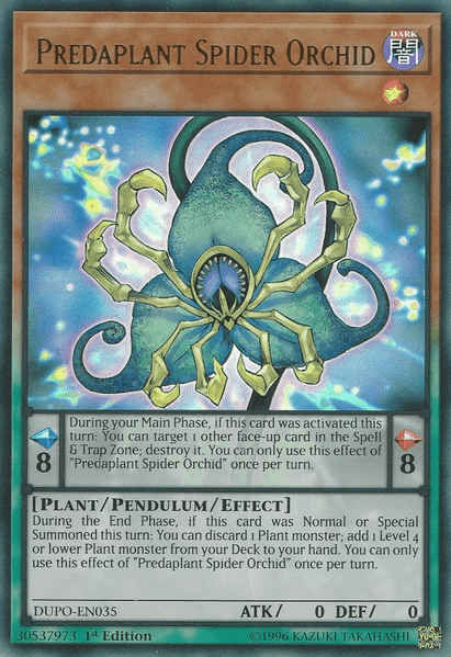 DUPO-EN035 Predaplant Spider Orchid Ultra Rare