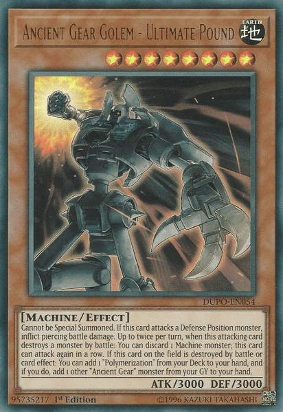 DUPO-EN054 Ancient Gear Golem - Ultimate Pound Ultra Rare |