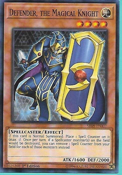SR08-EN007 Defender, The Magical Knight – Common