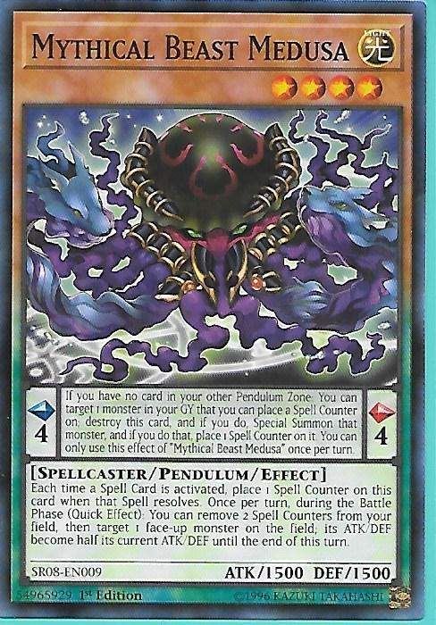 SR08-EN009 Mythical Beast Medusa – Common