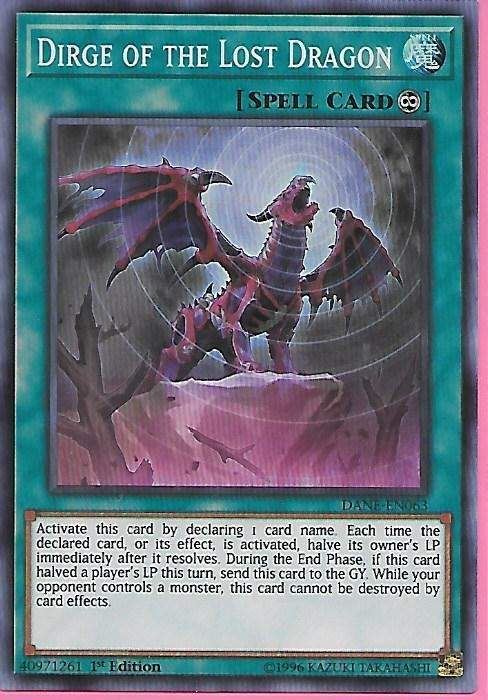 DANE-EN063 Dirge of the Lost Dragon – Super Rare
