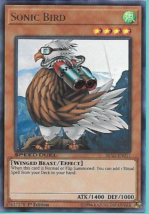 SBAD-EN011 Sonic Bird – Ultra Rare