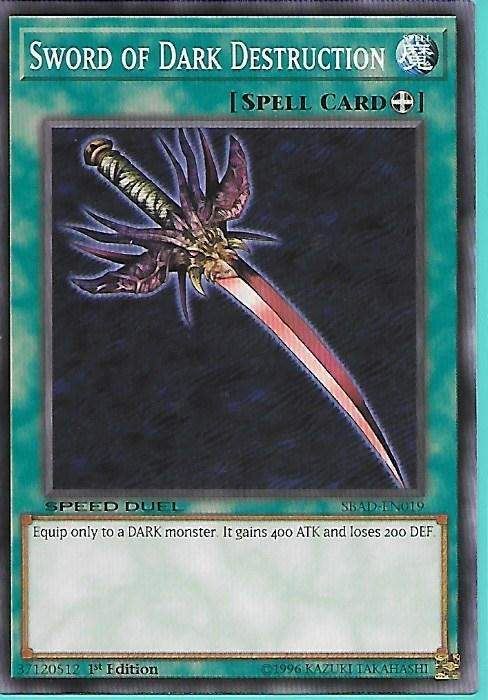 SBAD-EN019 Sword of Dark Destruction – Common