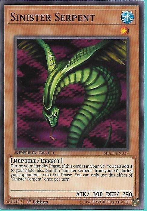 SBAD-EN037 Sinister Serpent – Common