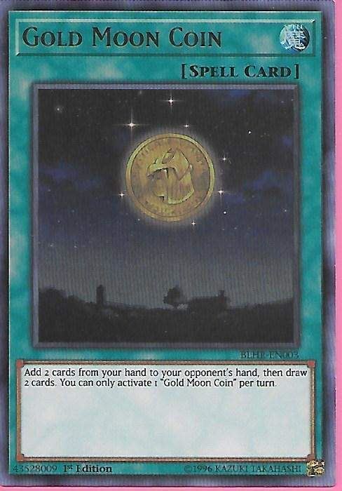 BLHR-EN003 Gold Moon Coin-Ultra Rare