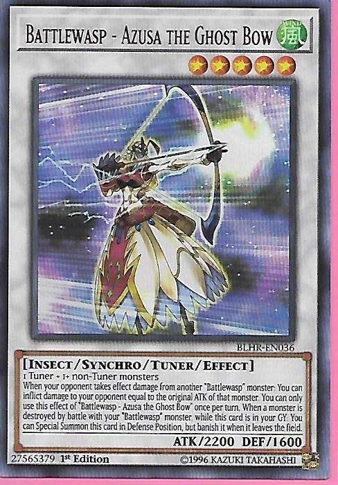 BLHR-EN036 Battlewasp – Azusa The Ghost Bow-Ultra Rare