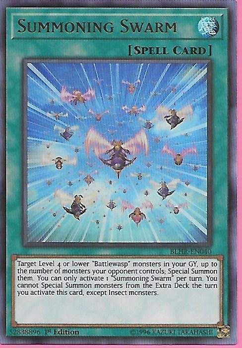 BLHR-EN040 Summoning Swarm-Ultra Rare