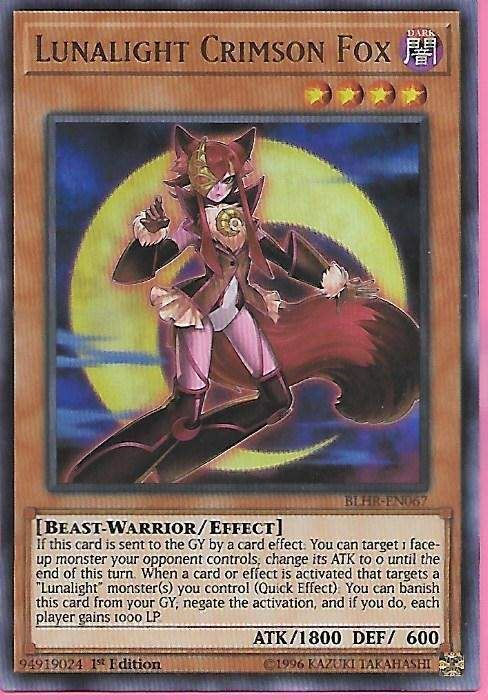 BLHR-EN067 Lunalight Crimson Fox-Ultra Rare