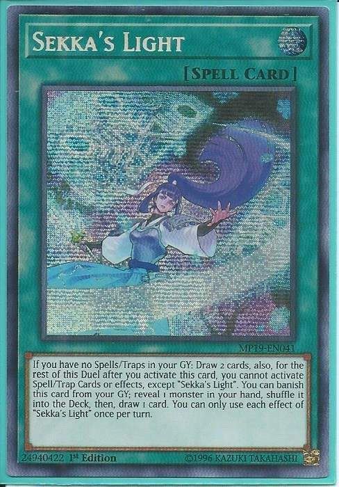 MP19-EN041 Sekka’s Light – Prismatic Secret Rare |