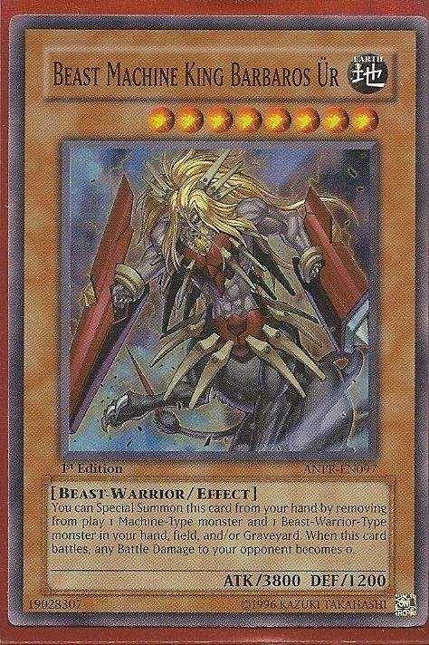 kduy ANPR-EN097 Beast Machine King Barbaros Ür – Super Rare