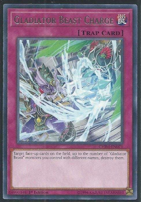CHIM-EN071 Gladiator Beast Charge – Rare