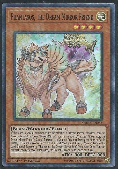 CHIM-EN085 Phantasos The Dream Mirror Friend – Super Rare