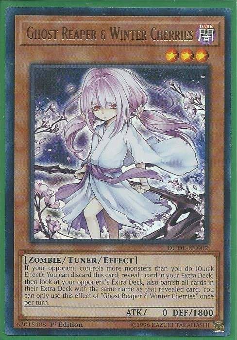 DUDE-EN002 Ghost Reaper & Winter Cherries (alternate art) - Ultra Rare |