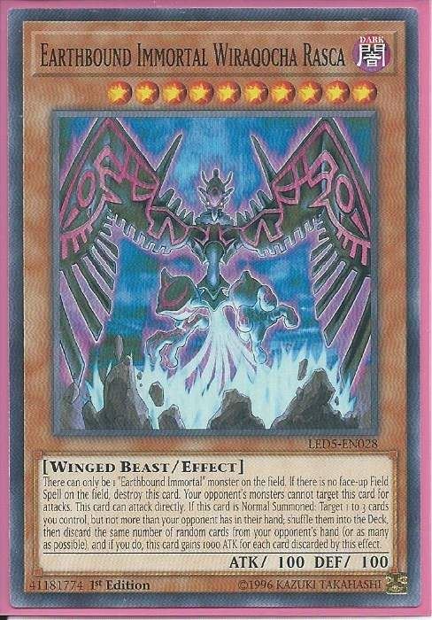 LED5-EN028 Earthbound Immortal Wiraqocha Rasca – Common