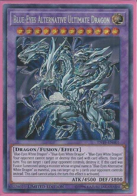 TN19-EN001 Blue-Eyes Alternative Ultimate Dragon – Prismatic Secret Rare