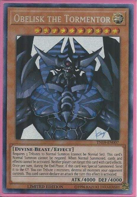 TN19-EN007 Obelisk the Tormentor – Prismatic Secret Rare - Vị Thần Ai Cập Obelisk