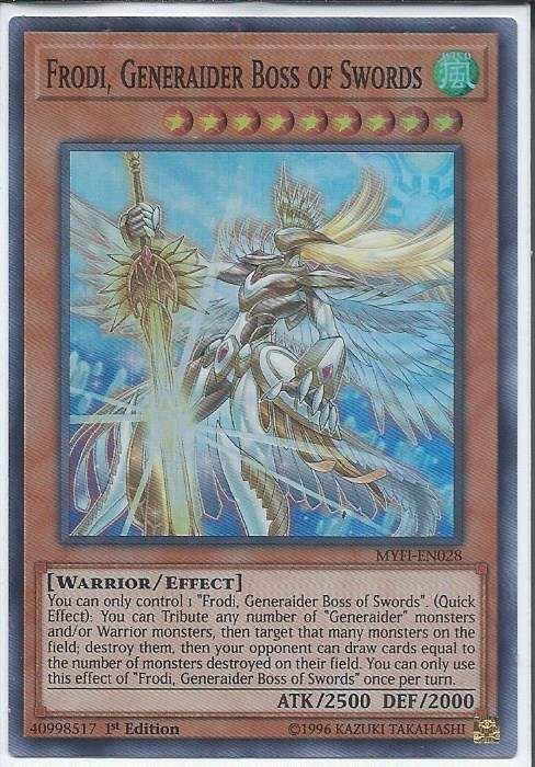 MYFI-EN028 Frodi, Generaider Boss of Swords – Super Rare