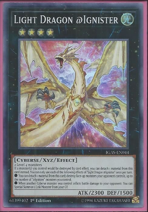 IGAS-EN044 Light Dragon @Ignister – Super Rare |