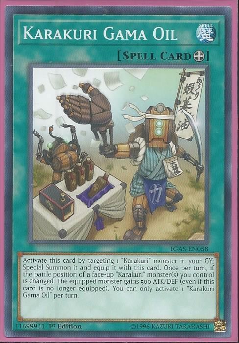 IGAS-EN058 Karakuri Gama Oil – Common