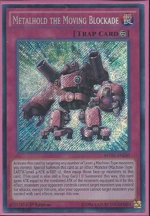 MVP1-ENS30 Metalhold the Moving Blockade – Secret Rare