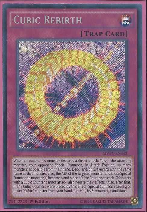 MVP1-ENS43 Cubic Rebirth – Secret Rare