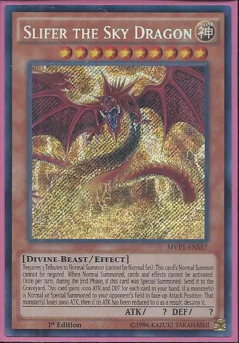 MVP1-ENS57 Slifer the Sky Dragon – Secret Rare - Vị Thần Ai Cập |
