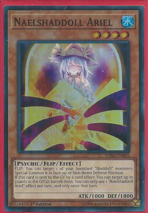 SDSH-EN003 Naelshaddoll Ariel – Super Rare