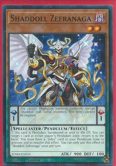 SDSH-EN010 Shaddoll Zefranaga – Common