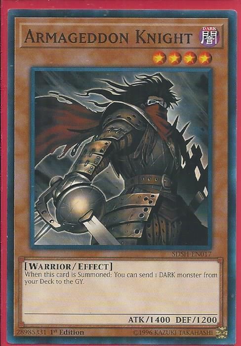 SDSH-EN017 Armageddon Knight – Common