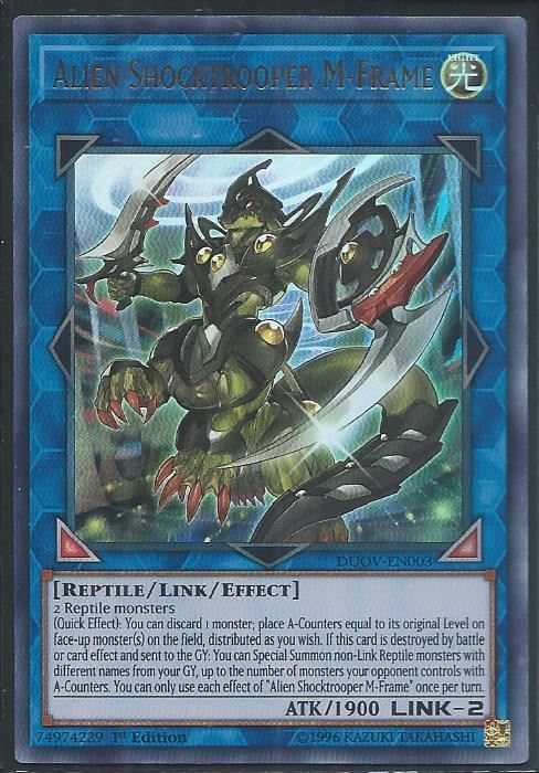 DUOV-EN003 Alien Shocktrooper M-Frame - Ultra Rare