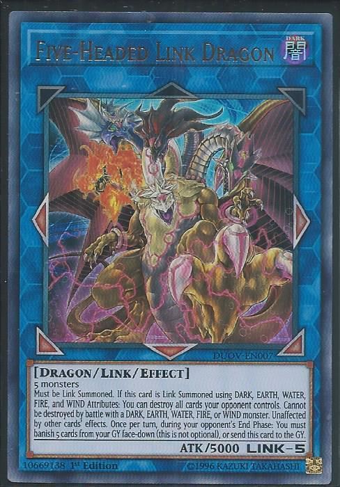 DUOV-EN007 Five-Headed Link Dragon - Ultra Rare |