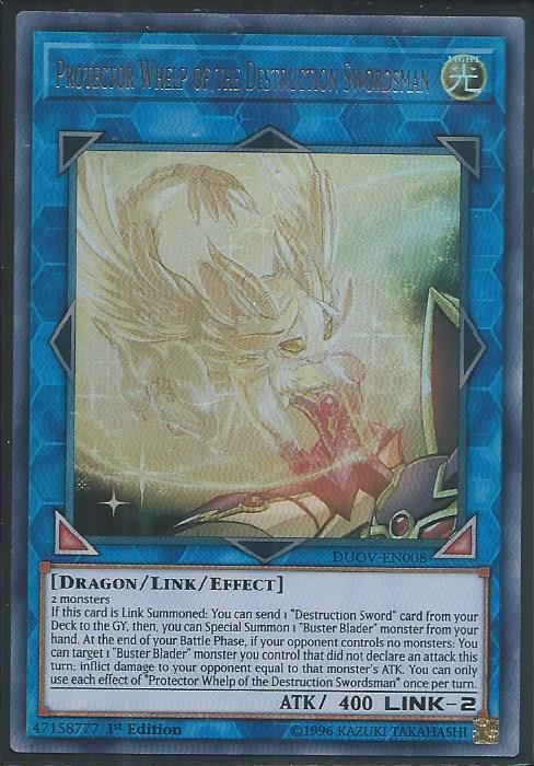 DUOV-EN008 Protector Whelp of the Destruction Swordsman - Ultra Rare