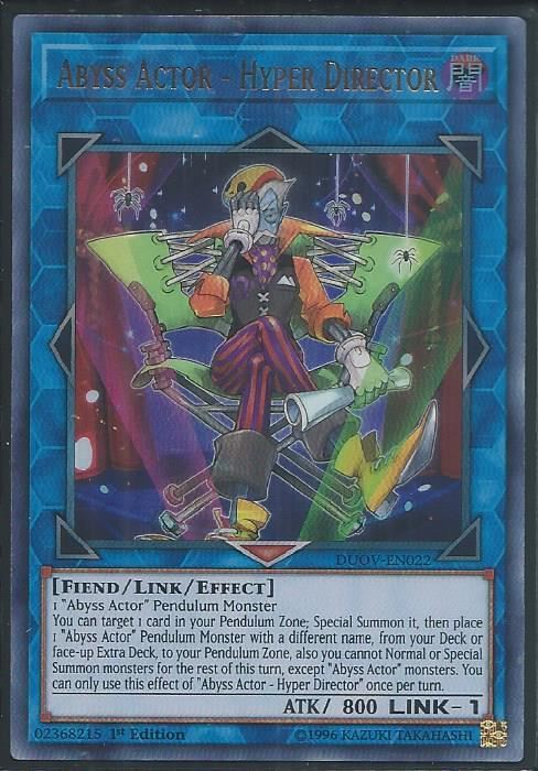 DUOV-EN022 Abyss Actor - Hyper Director - Ultra Rare