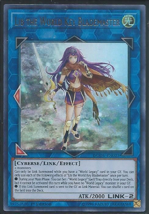 DUOV-EN023 Lib the World Key Blademaster - Ultra Rare
