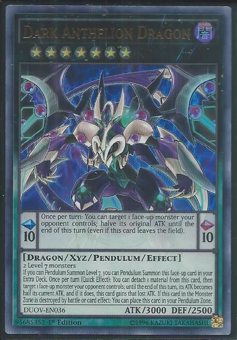 DUOV-EN036 Dark Anthelion Dragon - Ultra Rare