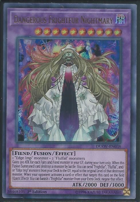 DUOV-EN038 Dangerous Frightfur Nightmary - Ultra Rare