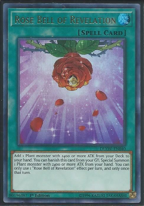 DUOV-EN040 Rose Bell of Revelation - Ultra Rare