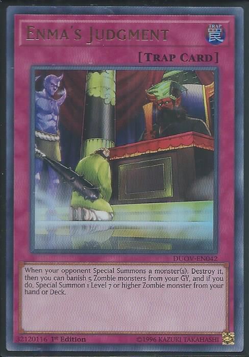 DUOV-EN042 Enma's Judgment - Ultra Rare