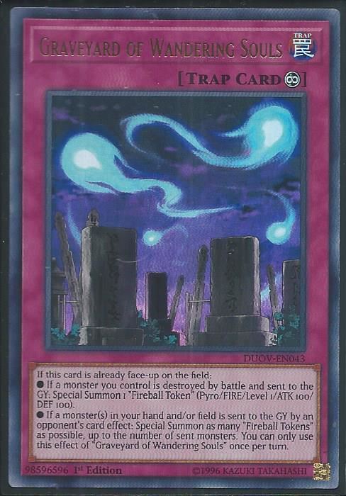 DUOV-EN043 Graveyard of Wandering Souls - Ultra Rare