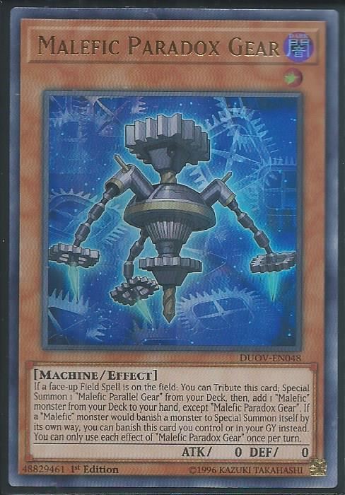 DUOV-EN048 Malefic Paradox Gear - Ultra Rare