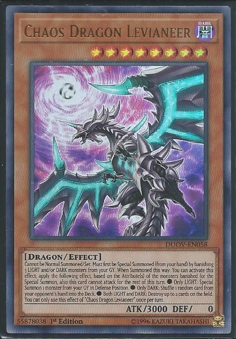 DUOV-EN058 Chaos Dragon Levianeer (alternate art) - Ultra Rare