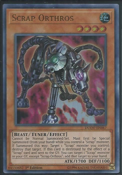 DUOV-EN067 Scrap Orthros - Ultra Rare