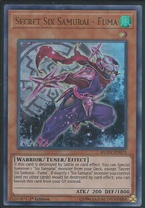 DUOV-EN070 - Secret Six Samurai - Fuma - Ultra Rare