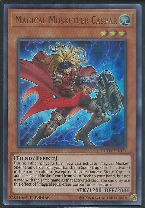 DUOV-EN071 Magical Musketeer Caspar - Ultra Rare