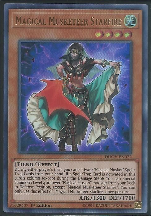 DUOV-EN072 Magical Musketeer Starfire - Ultra Rare