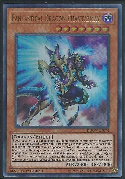 DUOV-EN074 Fantastical Dragon Phantazmay - Ultra Rare