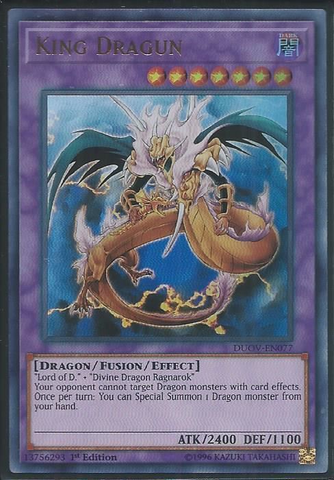 DUOV-EN077 King Dragun - Ultra Rare