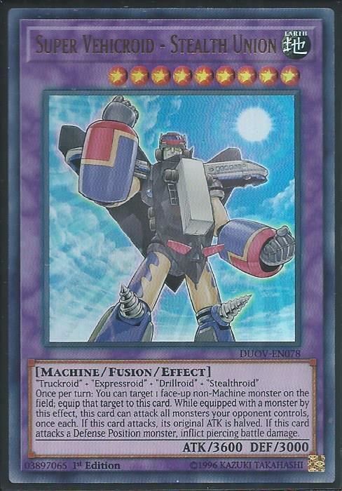 DUOV-EN078 Super Vehicroid - Stealth Union - Ultra Rare