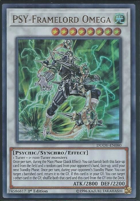 DUOV-EN080 PSY-Framelord Omega - Ultra Rare