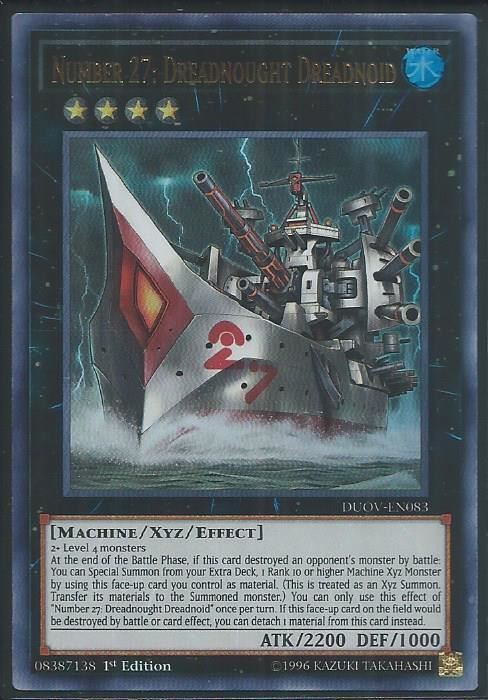 DUOV-EN083 Number 27: Dreadnought Dreadnoid - Ultra Rare